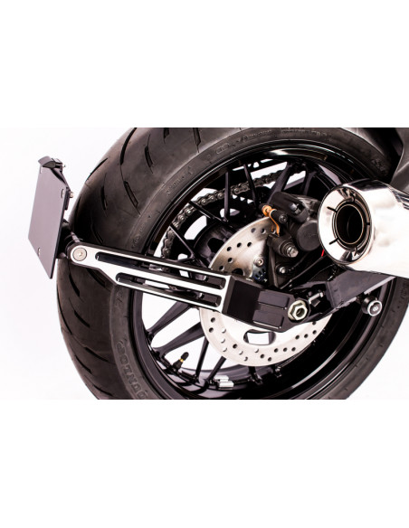 Support de plaque GILLES TOOLING noir/argent