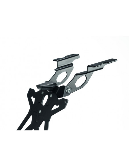 Support de plaque LIGHTECH réglable noir Yamaha Fazer 600+FZ6
