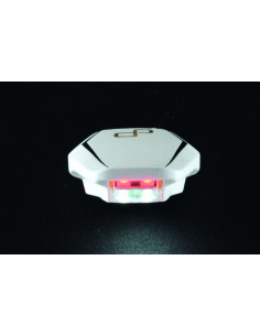 Eclairage de plaque LED LIGHTECH Python couvercle blanc entraxe 26mm 2