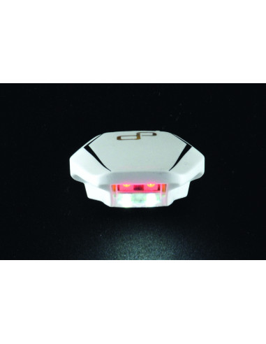 Eclairage de plaque LED LIGHTECH Python couvercle blanc entraxe 26mm