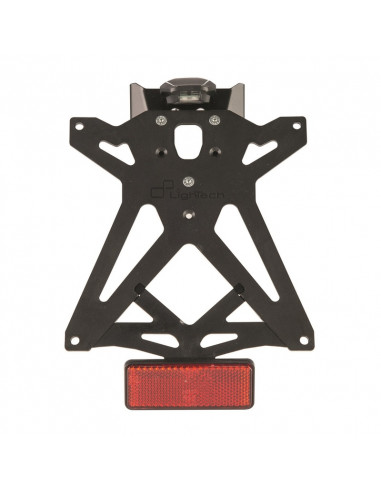 Kit support de plaque réglable LIGHTECH noir Ducati Panigale V4