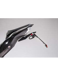 Support de plaque LIGHTECH noir Kawasaki Z900 2