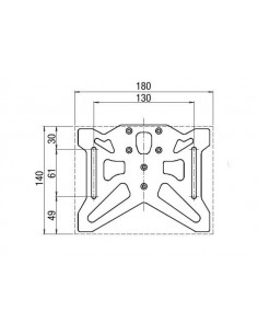 Support de plaque LIGHTECH avec éclairage de plaque BMW C 600 SPORT 2