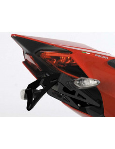 Support de plaque R&G RACING noir Ducati Panigale