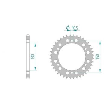 Kit chaine AFAM acier YAMAHA FZR 600 R RACING pas 520 1994 à 1995