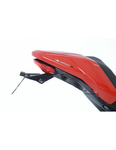 Support de plaque R&G RACING noir Ducati