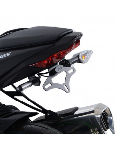 Support de plaque R&G RACING noir Kawasaki ZX636 2