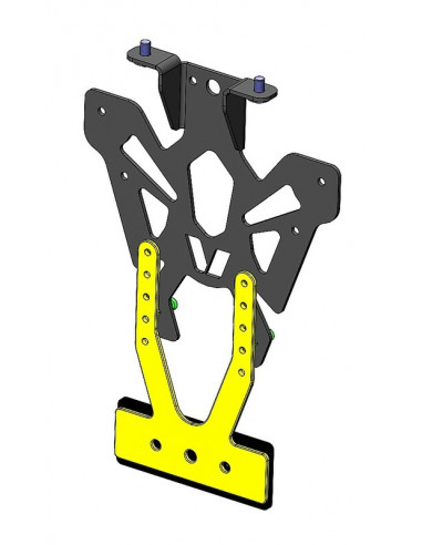 Support de plaque V PARTS noir Triumph 1200 Speed Twin