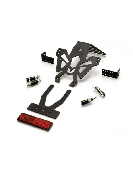 Support de plaque V PARTS noir universel