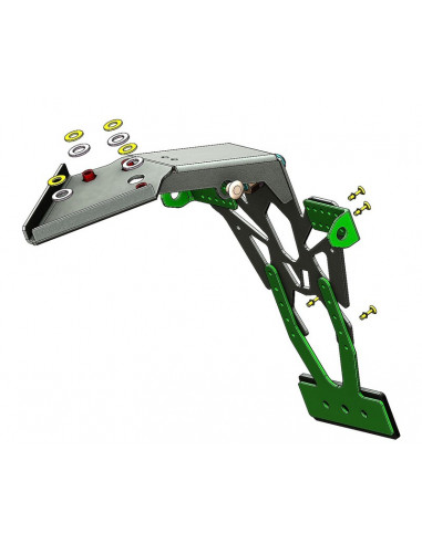 Support de plaque V PARTS noir Triumph Street Triple