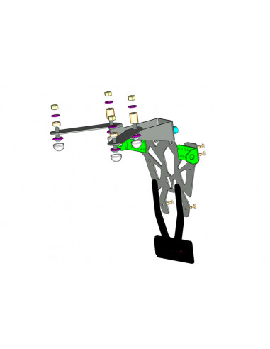 Support de plaque V PARTS noir Kawasaki Z750 Support de plaque V PARTS noir Kawasaki Z750