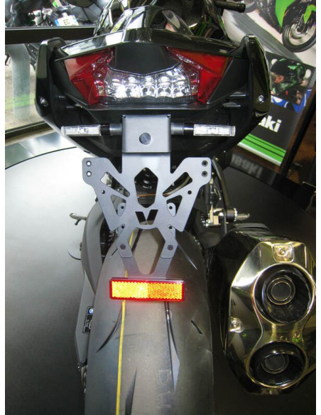 Support de plaque V PARTS noir Kawasaki H2 Support de plaque V PARTS noir Kawasaki H2