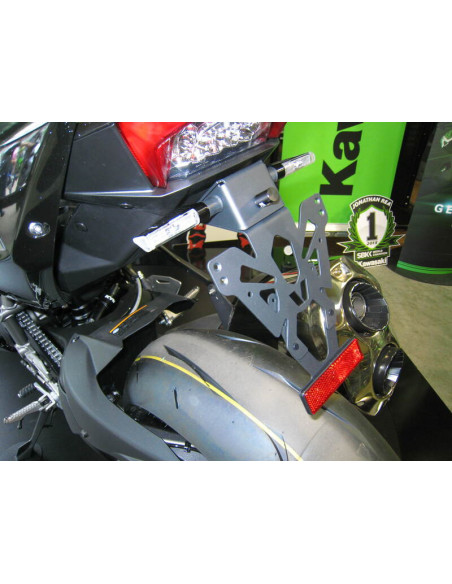 Support de plaque V PARTS noir Kawasaki H2 Support de plaque V PARTS noir Kawasaki H2