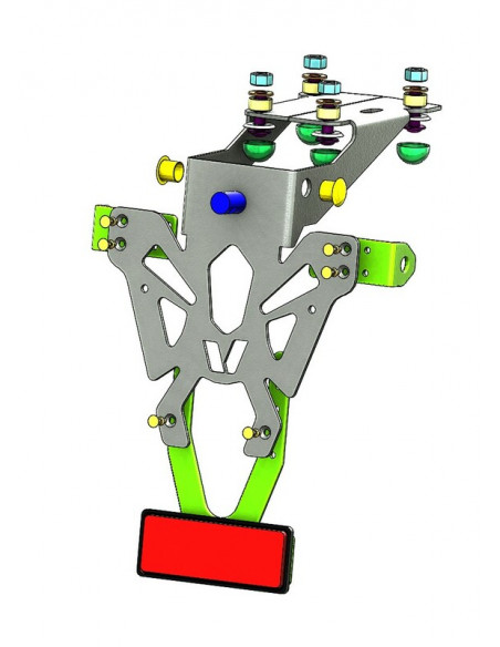 Support de plaque V PARTS noir Kawasaki Z900