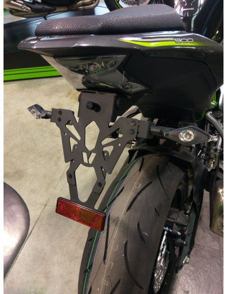 Support de plaque V PARTS noir Kawasaki Z900