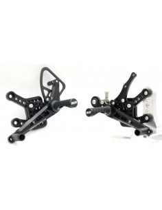 Commandes reculées R&G RACING noir BMW S1000R/RR