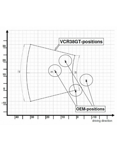 Commandes reculées ajustables GILLES TOOLING VCR38GT noir KTM 1190 RC8