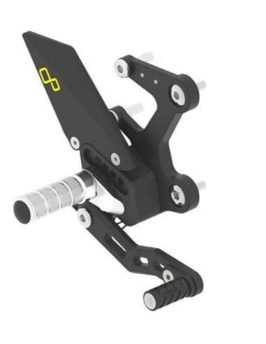 Commandes reculées fixex LIGHTECH selection standard noir Kawasaki Ninja 400