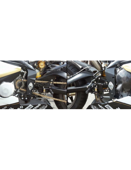COMMANDES RECULÉES MULTI-POSITION POUR DAYTONA 675 2006