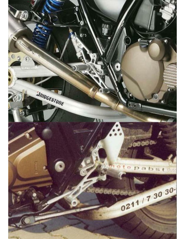 COMMANDES RECULÉES POUR ZRX1200 2001-04