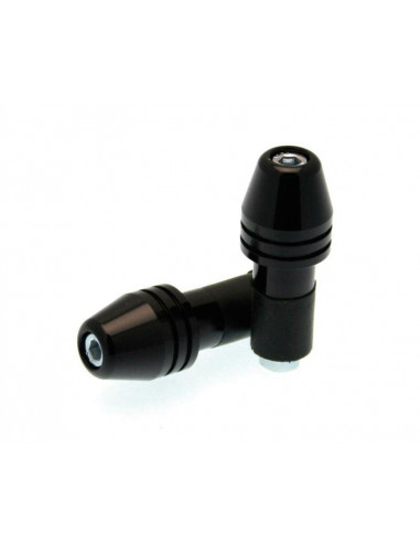 Embouts de guidon BIHR Rocket Ø18mm noir