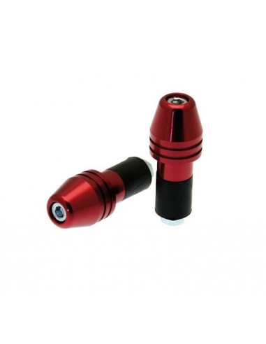 Embouts de guidon BIHR Rocket Ø18mm rouge