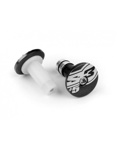 Embouts de guidons S3 End 5 Ø14mm noir