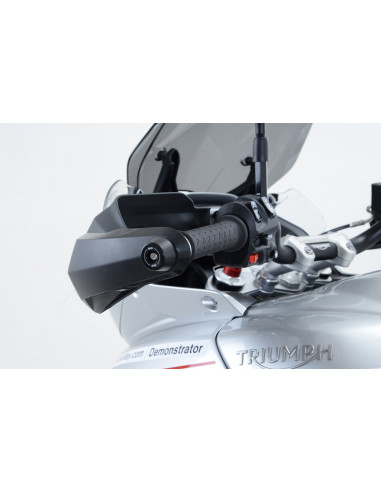 Embouts de guidon R&G RACING noir Triumph Tiger 1050 Sport