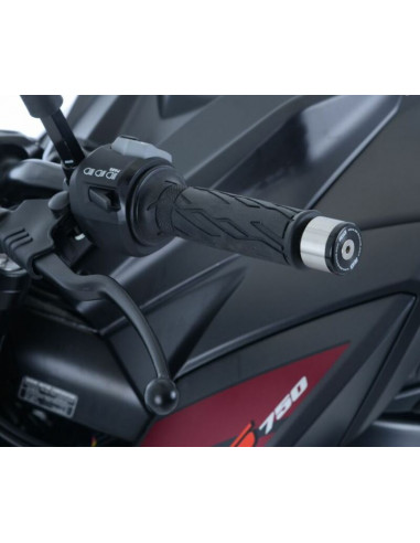 Embouts de guidon R&G RACING noir Suzuki GSX-S750