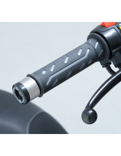 Embouts de guidon R&G RACING noir Kawasaki J300 2