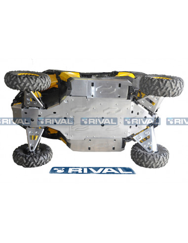 Sabot complet RIVAL - aluminium 4mm Can-Am Maverick 1000