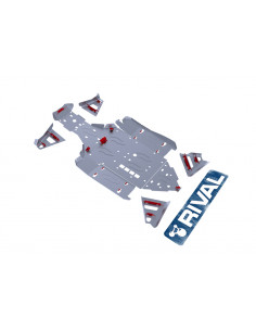 Sabot complet RIVAL - aluminium 4mm Can-Am Maverick 1000 2