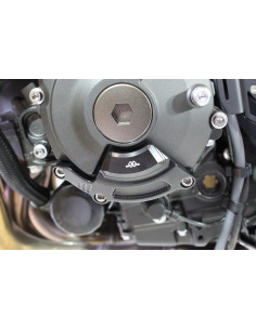 Couvre-carter moteur gauche GILLES TOOLING noir Yamaha MT-10 2