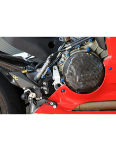 Couvre carter alternateur LIGHTECH carbone brillant Ducati Panigale