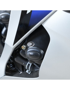 Couvre-carter droit (pompe à huile) R&G RACING Race Series noir Yamaha YZF-R6 2