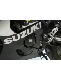 Kit couvre-carter R&G RACING noir Suzuki GSX-R600 (2 pièces) 2