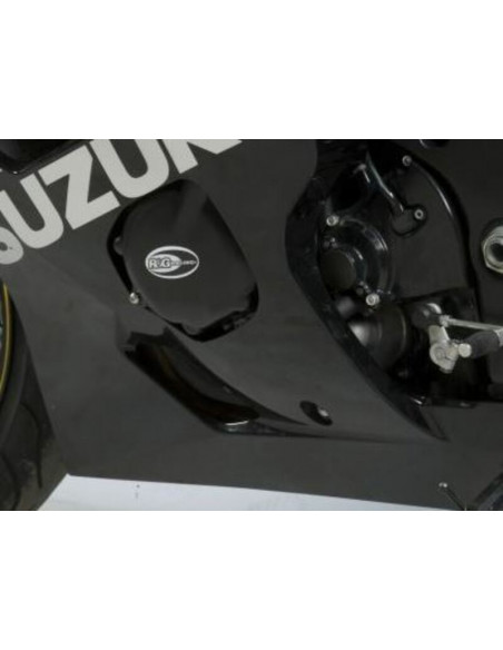 Kit couvre-carter R&G RACING noir Suzuki GSX-R600 (2 pièces)