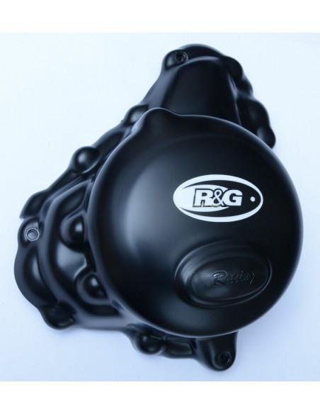 Couvre-carter gauche R&G RACING Race Series noir Triumph
