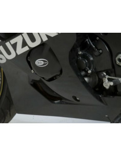 Couvre-carter gauche R&G RACING noir Suzuki GSX-R750 2