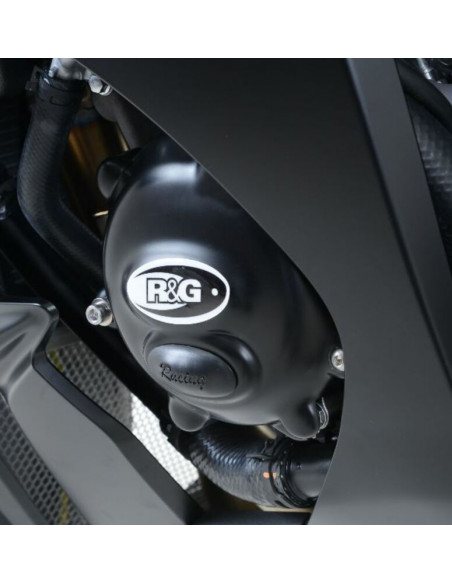 Couvre carter R&G RACING Race Series gauche (alternateur) noir Kawasaki ZX10R