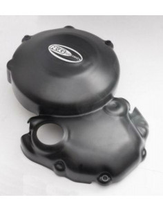 Couvre-carter droit R&G RACING noir Triumph Street Triple/Daytona 675