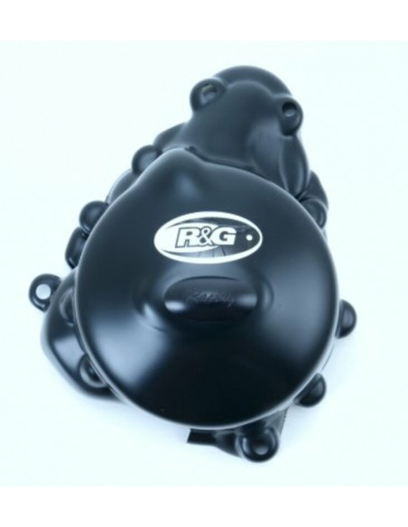 Couvre-carter gauche R&G RACING Race Series noir Triumph