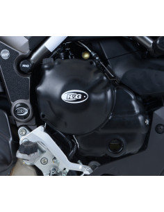 Couvre-carter droit R&G RACING noir Ducati 950 Multistrada 2