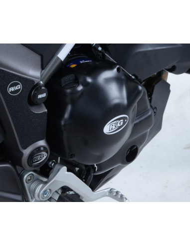 Couvre-carter droit R&G RACING noir Ducati 950 Multistrada