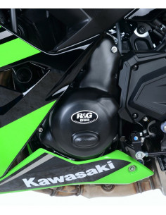 Couvre-carter gauche R&G RACING Race Series noir Kawasaki