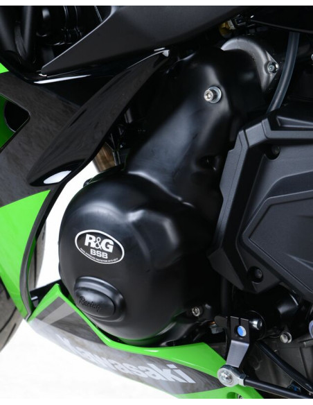 Couvre-carter gauche R&G RACING Race Series noir Kawasaki