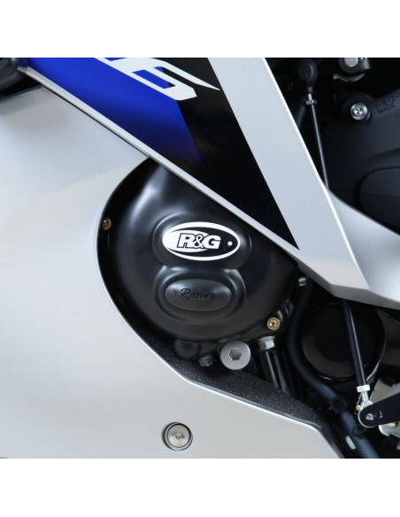 Couvre-carter gauche R&G RACING Race Series noir Yamaha YZF-R6