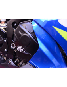 Couvre-carter droit (embrayage) R&G RACING noir Suzuki GSX-R1000 2