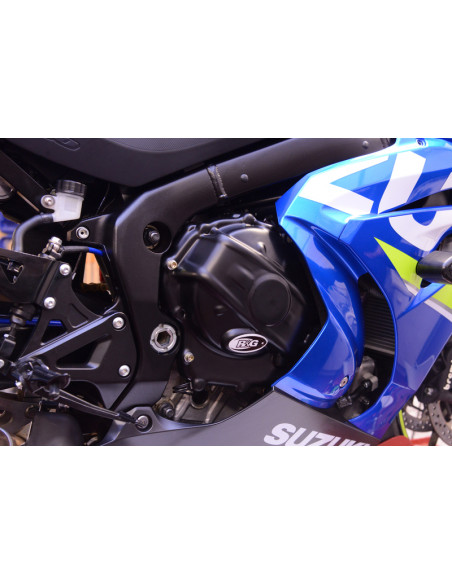 Couvre-carter droit (embrayage) R&G RACING noir Suzuki GSX-R1000