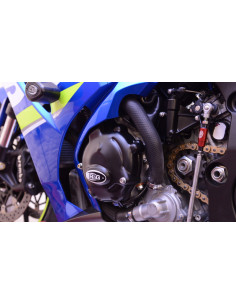Couvre-carter gauche R&G RACING noir Suzuki GSX-R1000 2